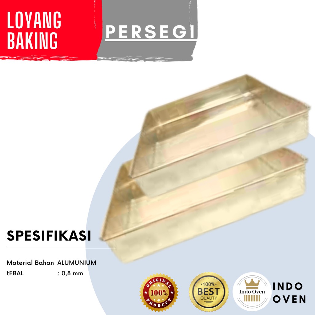 Loyang Kue/ Loyang Lapis Legit/ Loyang Bika Ambon/ Loyang Roti