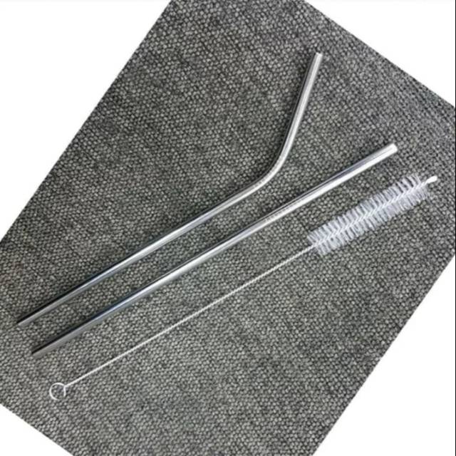 Sedotan Stainless go green Straw stainless