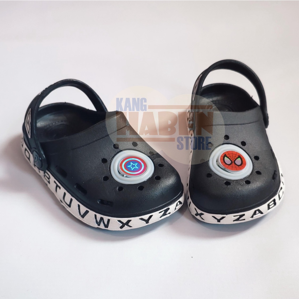 Habenkids Sandal Anak Cowok Bayi Balita Karakter Avengeer Keren dan Trendy Sendal Anak Lucu CQ080E 20-29
