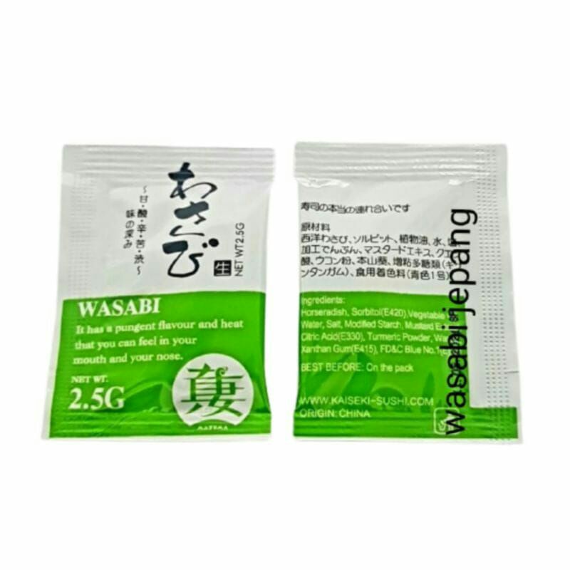 Wasabi Paste Sachet 2,5 g Halal | Sushi Wasabi