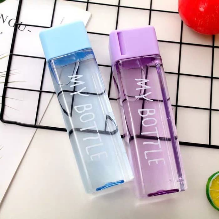 MY BOTTLE 500ML BOTOL KOTAK MODEL PERSEGI INFUSER WATER [SWEETSPACE]