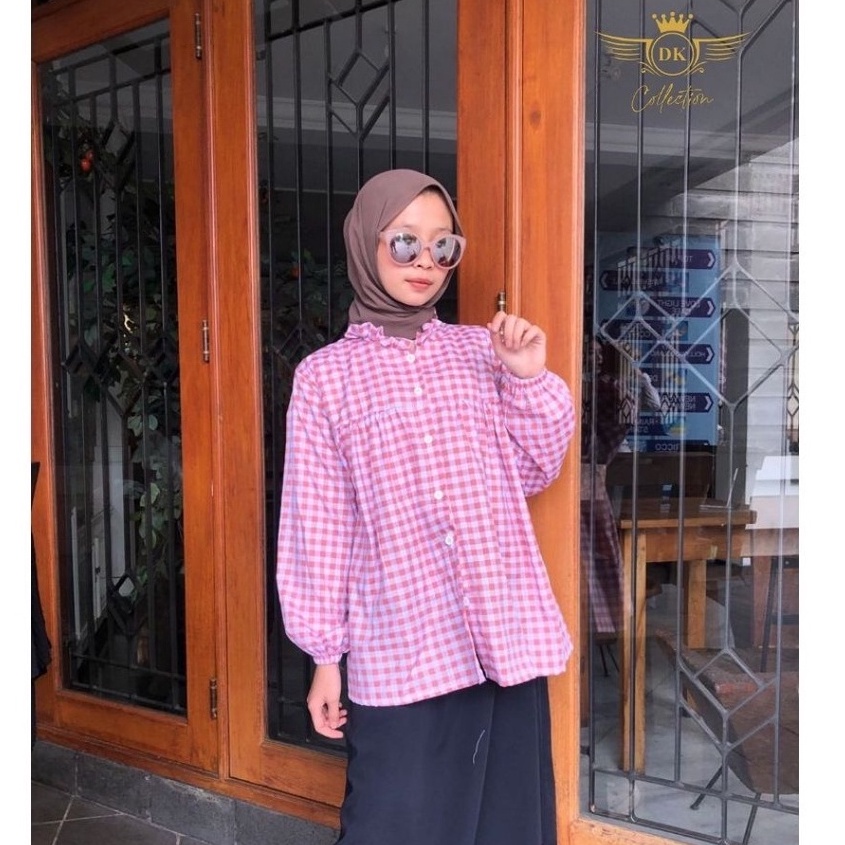 ATASAN WANITA - BLOUSE KOTAK PREMIUM - YOOKA BLOUSE - FASHION WANITA - BAJU ORIGINAL - COD