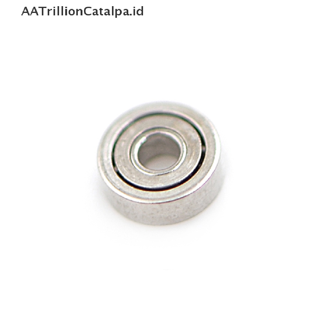 10 Pcs 681ZZ Miniatur Bola Bearings Micro Bahan Metal Ukuran 1x3 X 1mm