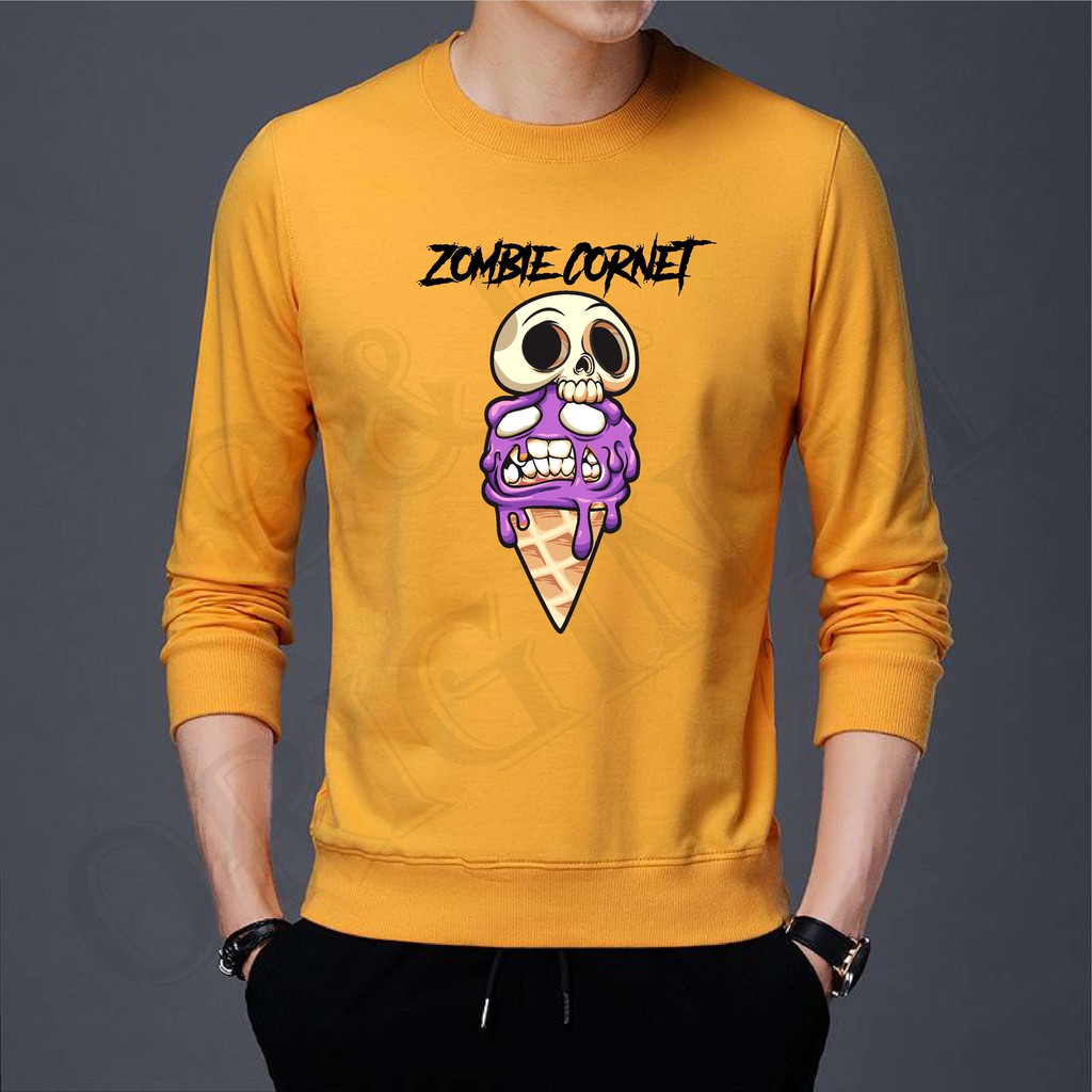 BS//COD//BAJU KAOS ZOMBIE CORNET//T-SHIRT TANGAN PANJANG//FASHION PRIA DAN WANITA//GOOD QUALITY