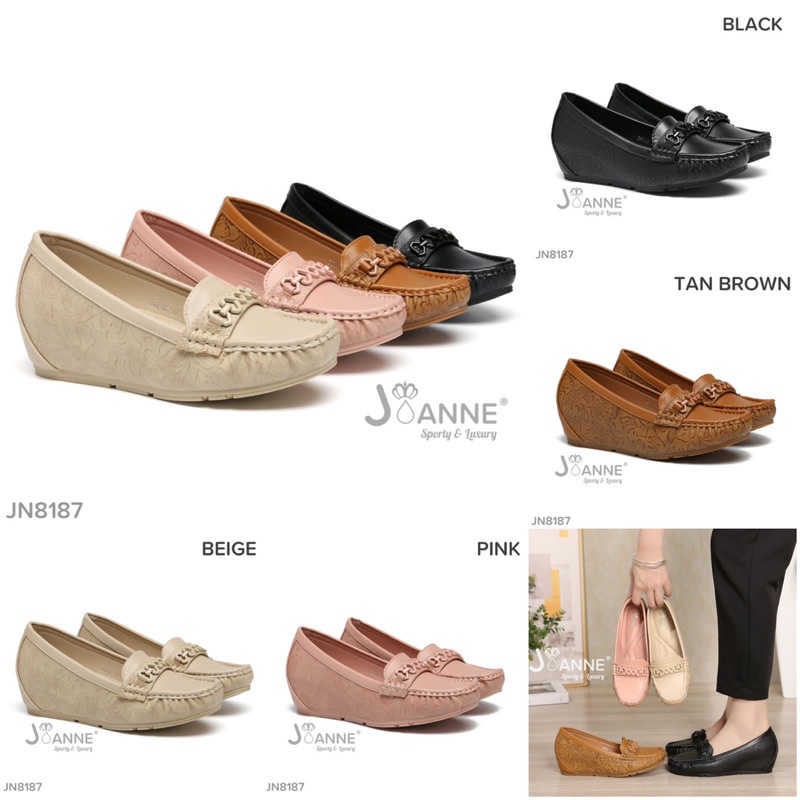 [ORIGINAL] Sepatu Wanita JOANNE Wedges Shoes #JN8187