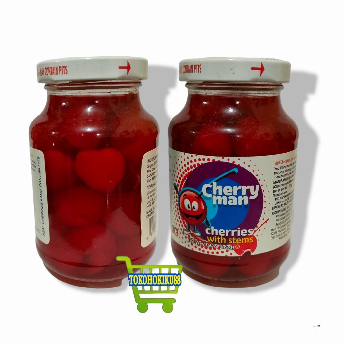 

Gg1Hh Cherry Man Cherries With Stems 283 Gr s1Gkk
