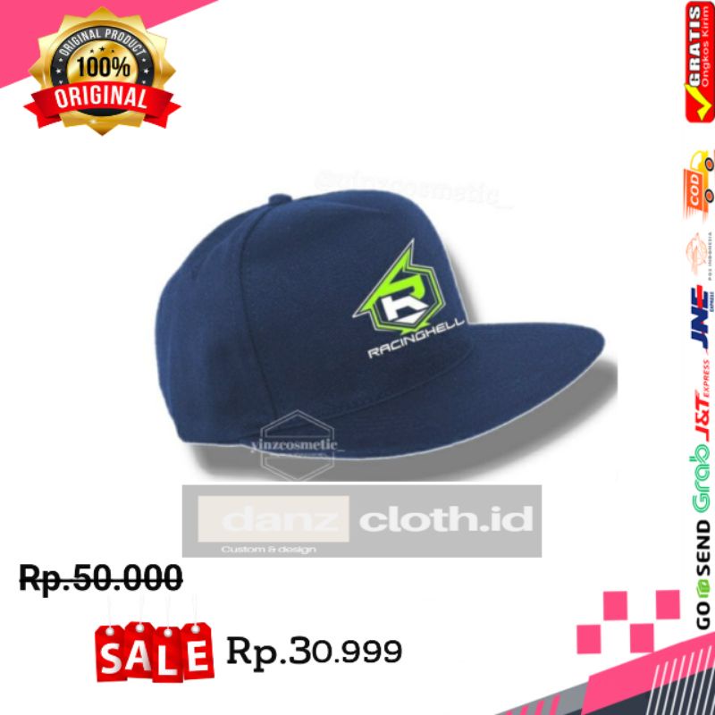 Topi Pria Dewasa Anak Kekinian Racing Hell Snapback Snpback Murah Kualitas Premium Original