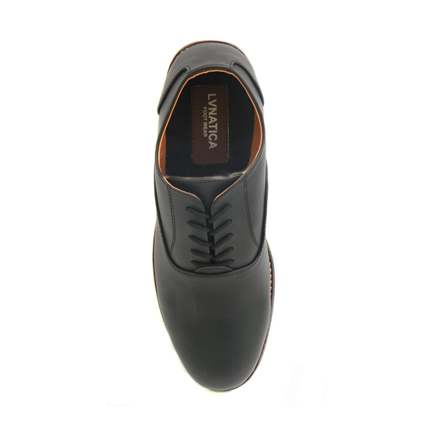 Dembble Black | 39-45 | Sepatu Pantofel Kerja Kantor Kuliah Pria/Men Laces Oxford Footwear | FORIND x Lvnatica