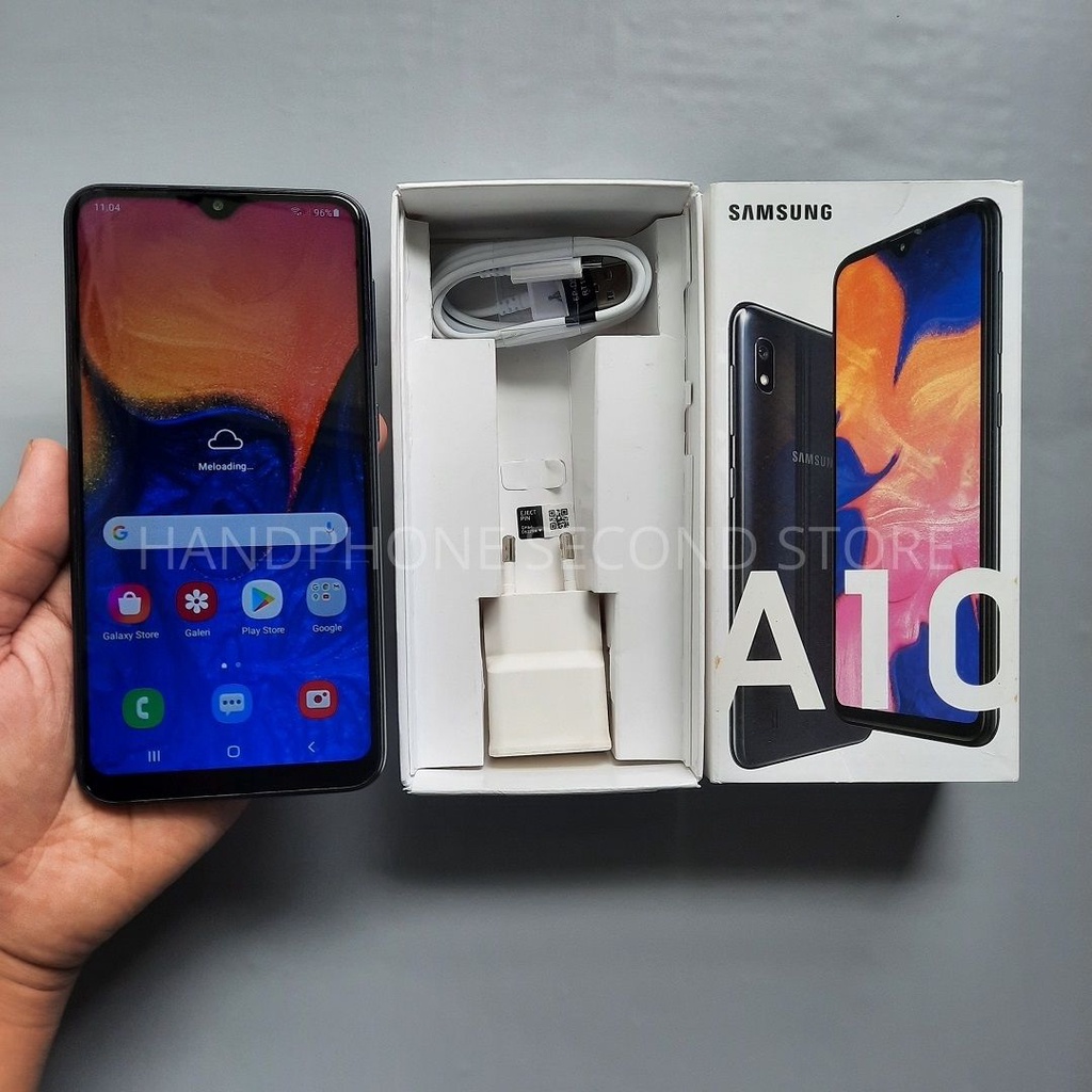 HANDPHONE SAMSUNG A10 2GB/32GB FULLSET NO HF SECOND SEKEN BEKAS MURAH-2
