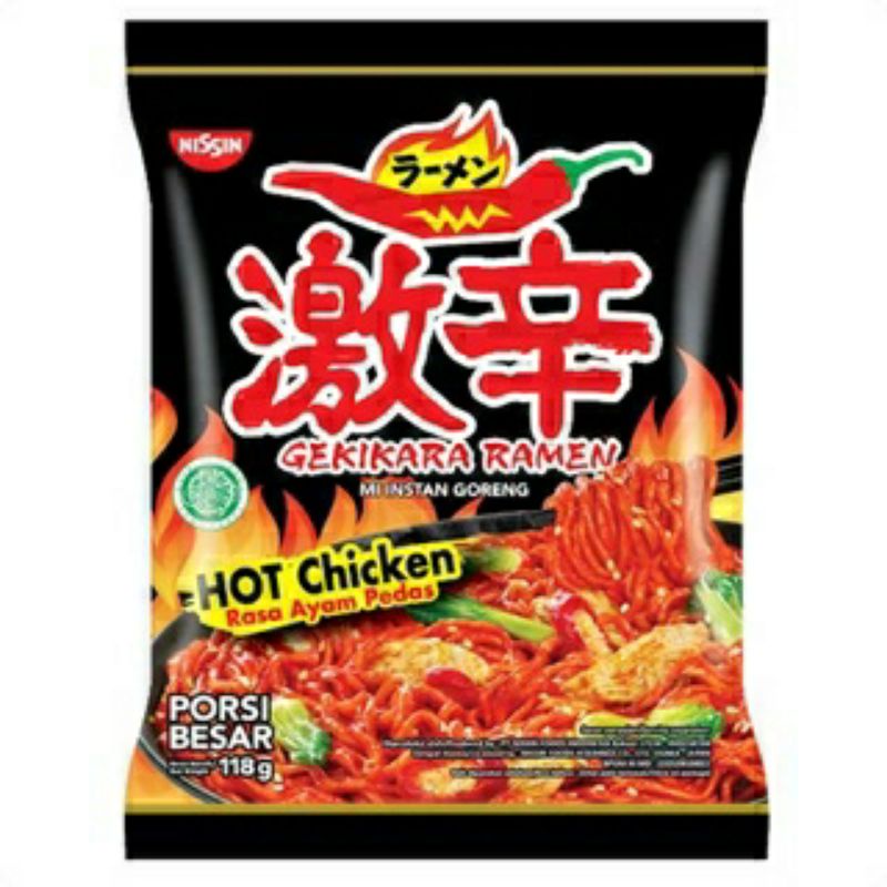 

Nissin Gekikara Ramen Hot Chicken Rasa ayam PEDAS 118 g