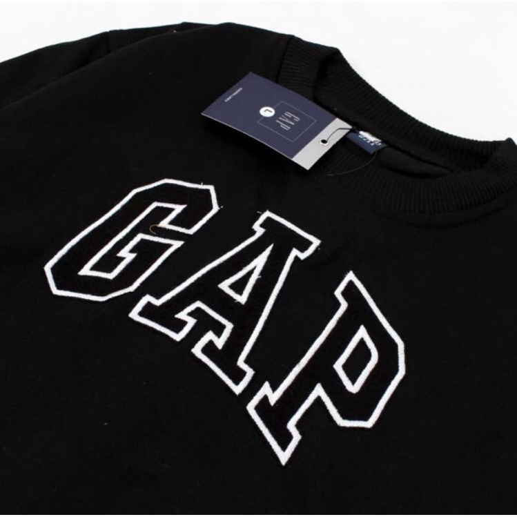 Crewneck Sweatshirt GAP Bordir l Jaket GAP Full Lebel Premium Quality