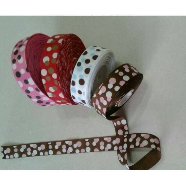 

Pita grosgrain 1" polka 02