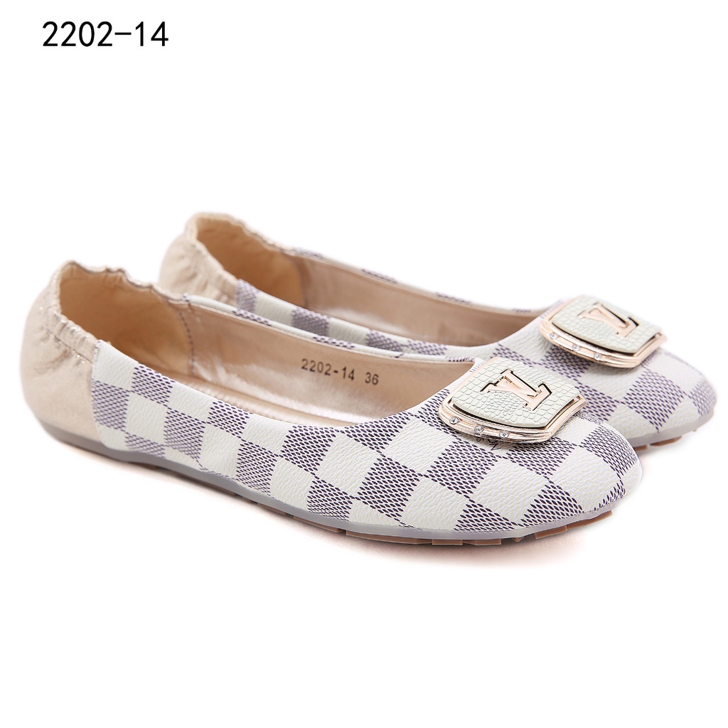 LV Logo Flat Shoes #2202-14