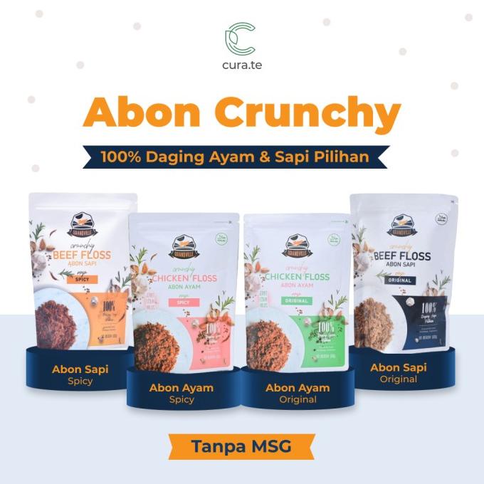 

GRANDVILLE ABON SAPI AYAM ASLI CRUNCHY | MPASI MAKANAN INSTAN SNACK