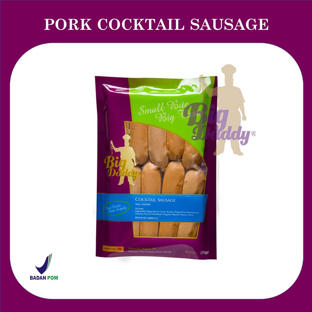 

BIGDADDY PORK COCKTAIL SAUSAGE SOSIS BABI COCKTAIL SOSIS HOTEL 250 GR