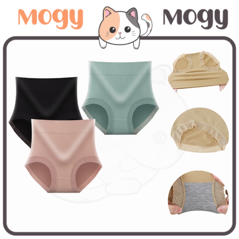 MOGYMOGY W235 Celana Dalam Highwaist Polos Pakaian Dalam Wanita High Quality Berkualitas