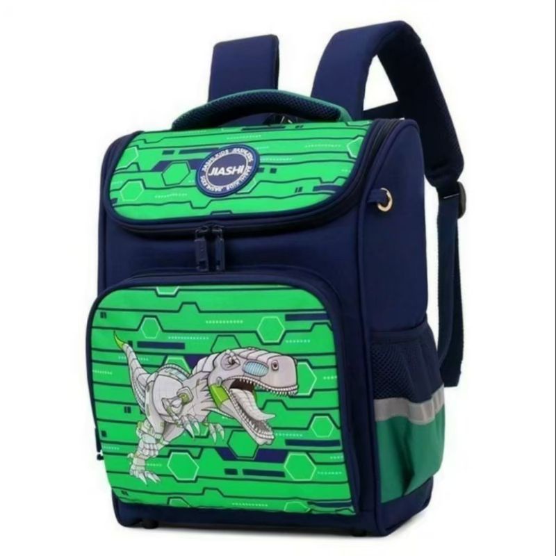 tas anak sekolah  motif dinosaurus