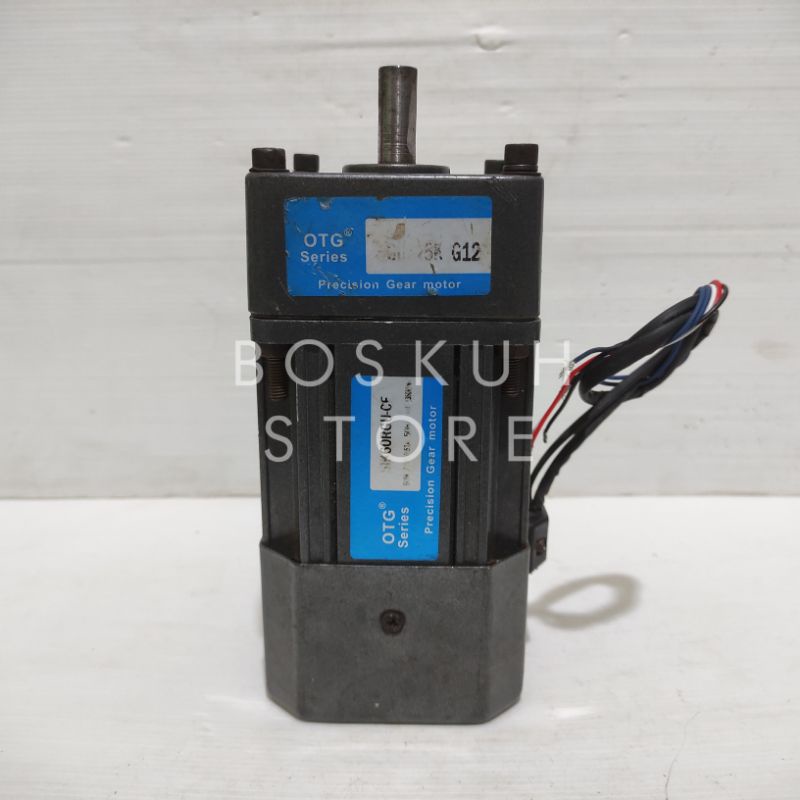 MOTOR GEARBOX LISTRIK 60W 1:5 / 300RPM OTG MOTOR 1PHASE