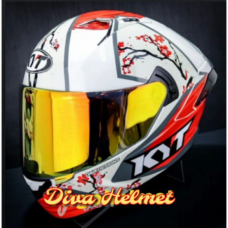 HELM KYT NFR XAVI SAKURA PAKET GANTENG SNI DOT TERMURAH