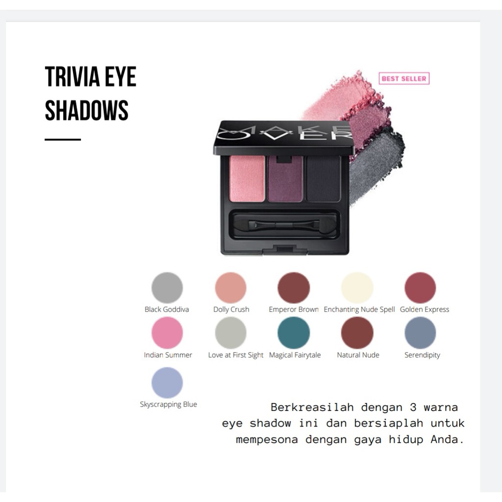 Make Over TRIVIA EYE SHADOW