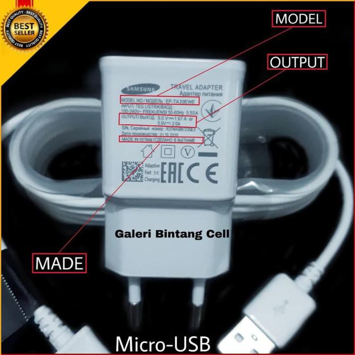 Charger Samsung Galaxy J7 Prime J7 pro ORIGINAL 100% Fast Charging