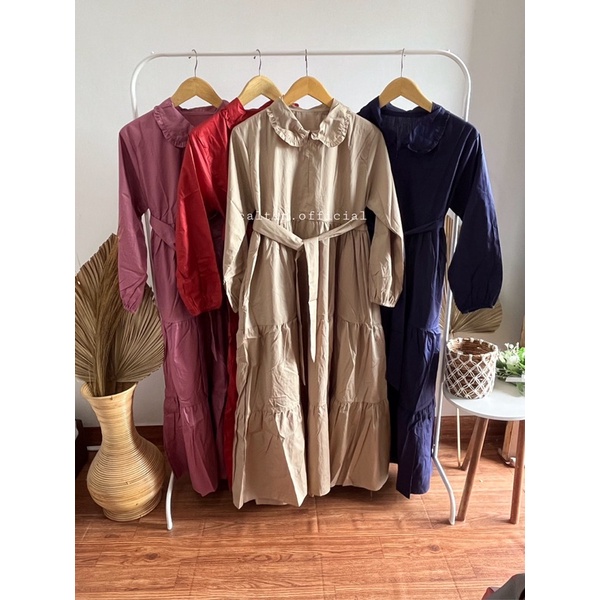 MIDI DRESS KOREAN KATUN PREMIUM