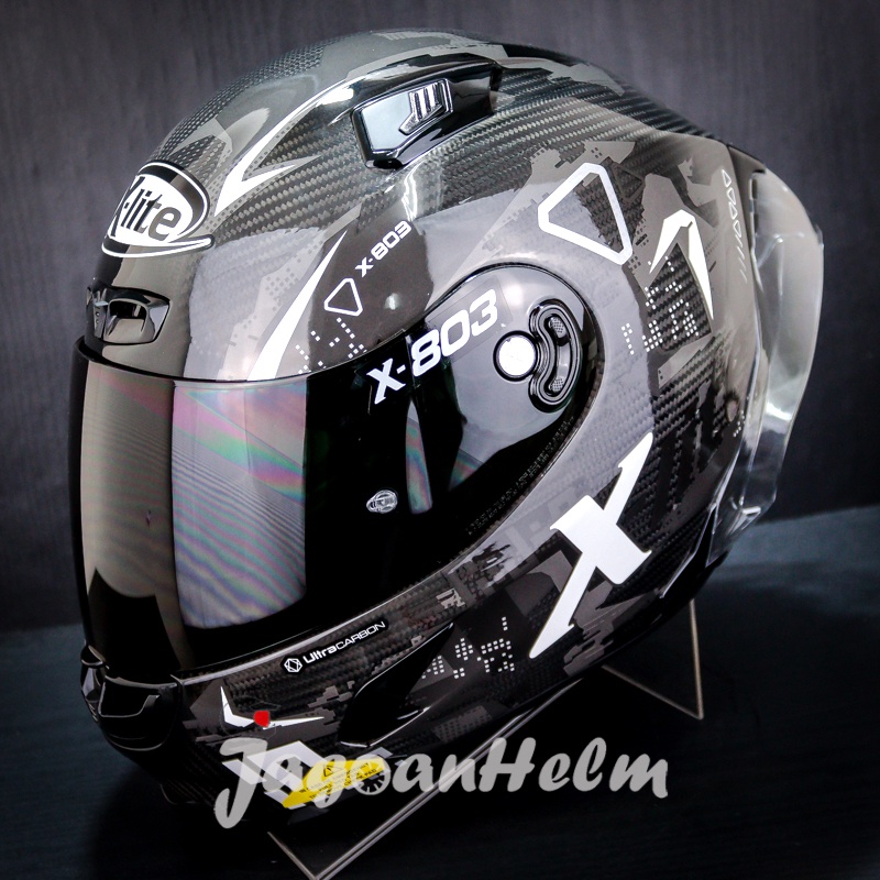 X-LITE HELM X-803RS ULTRA CARBON DARKO #36 | WHITE | XLITE EDITION