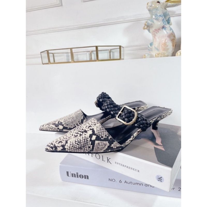 [FREE PAPERBAG FREE BUBBLEWRAP] CK-474 SANDAL SEPATU WANITA CHARLES & KEITH HEEL PREMIUM SUPER HEELS