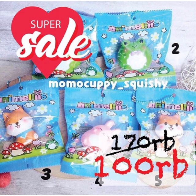 PROMO SQUISHY LICENSED mini animelliis by creamiicandy (100% ORI)