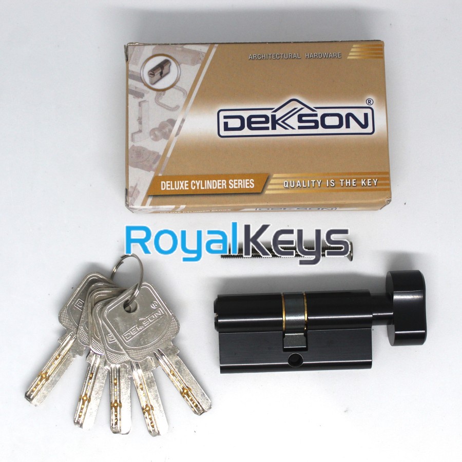 Kunci Silinder Dekson Dekkson TC KK 70mm 70 mm Black Hitam Cylinder