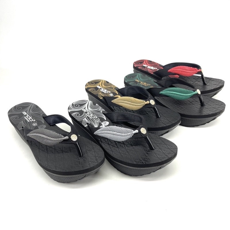 ANDO SERUNI (36-40) - Sandal Jepit Wedges Wanita
