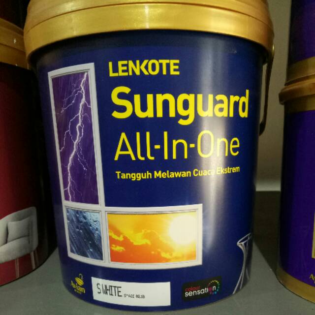  Cat  Tembok  Exterior Avian Lenkote  Sunguard All  In One  