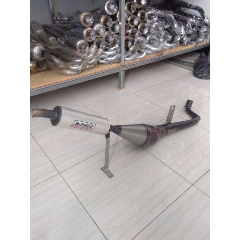 Knalpot  racing FIZ R full croom  RC100 tornado zigma alfa satria 2tak-Alfa. Pernis