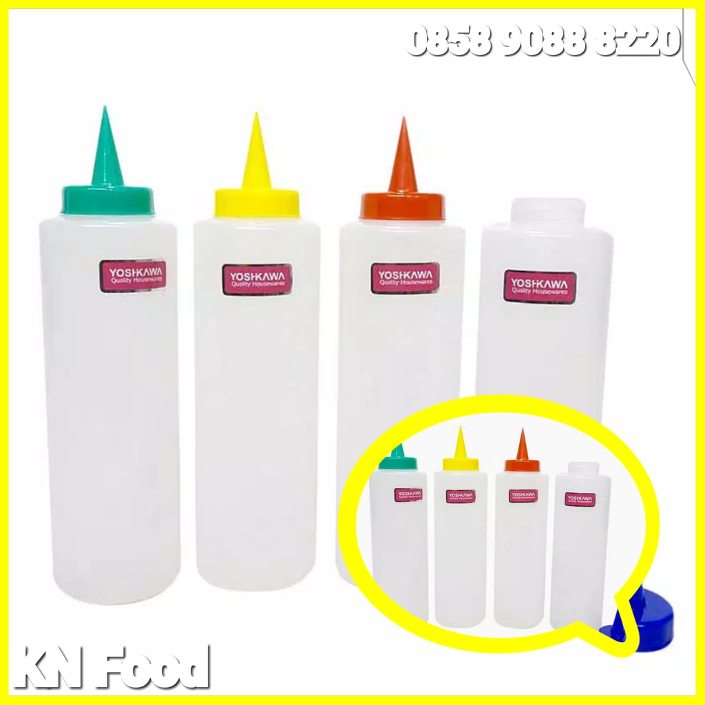 Botol Saus - Botol Ujung Lancip - Sedang Botol