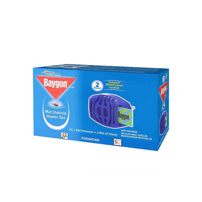 BAYGON MAT ELEKTRIK HEATER SET