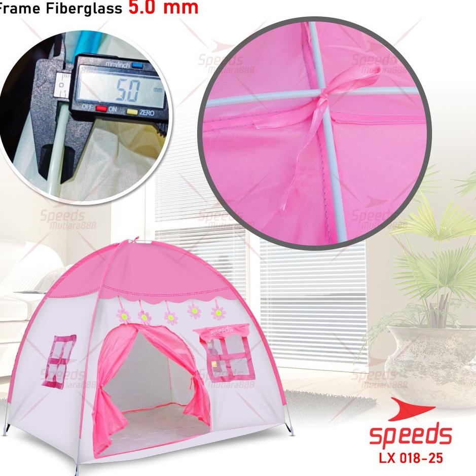 Grosir Pembelian SPEEDS Tenda Anak Bermain Tenda Anak Model Rumah Kids Camping Indoor Outdoor LX 018