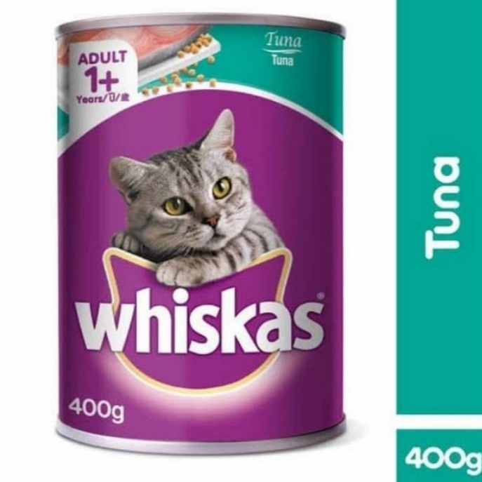 whiskas kaleng tuna 400gr