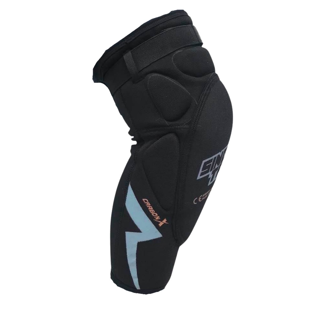 Knee Protector dengkul Singletrek1 Carbon KPC Biru Muda