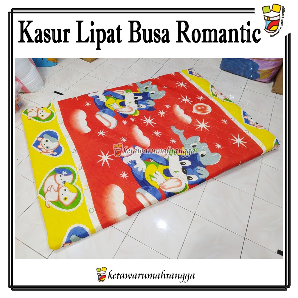 Jual KASUR LIPAT SPON 120x170x5 ROMANTIC KASUR LIPAT SPON KASUR