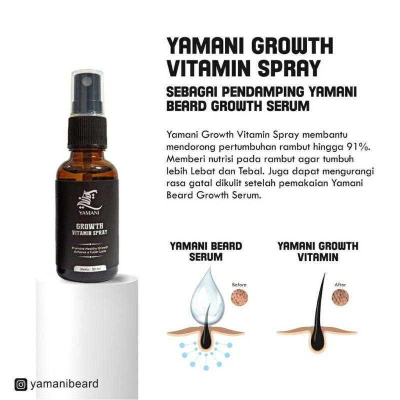 Yamani Growth Vitamin Spray