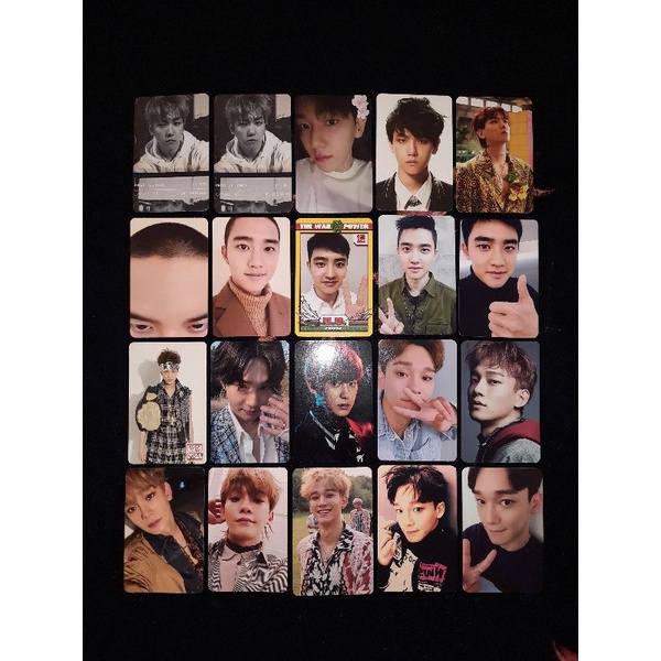 PHOTOCARD BAEKHYUN KYUNGSOO D.O. KAI SUHO CHEN KIHNO PRIVE ALLIANCE COUNTDOWN JIDAT UNIVERSE OVERDOS