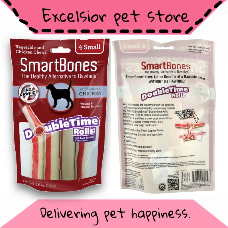 SmartBones snack chicken double time small