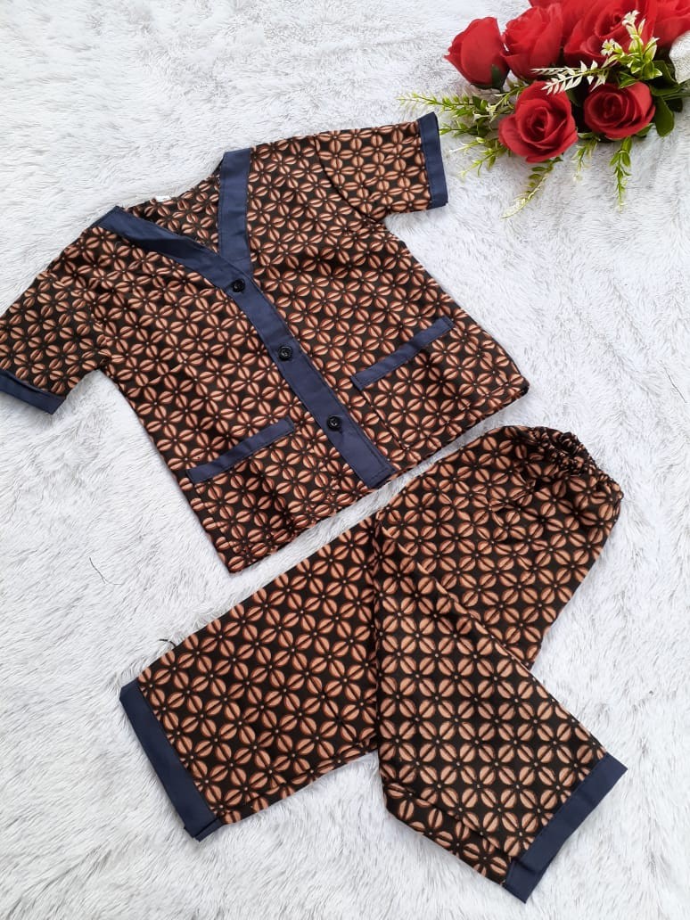 Batik Piyama Anak Kekinian Produksi Sendiri ➡️➡️bisa Cod