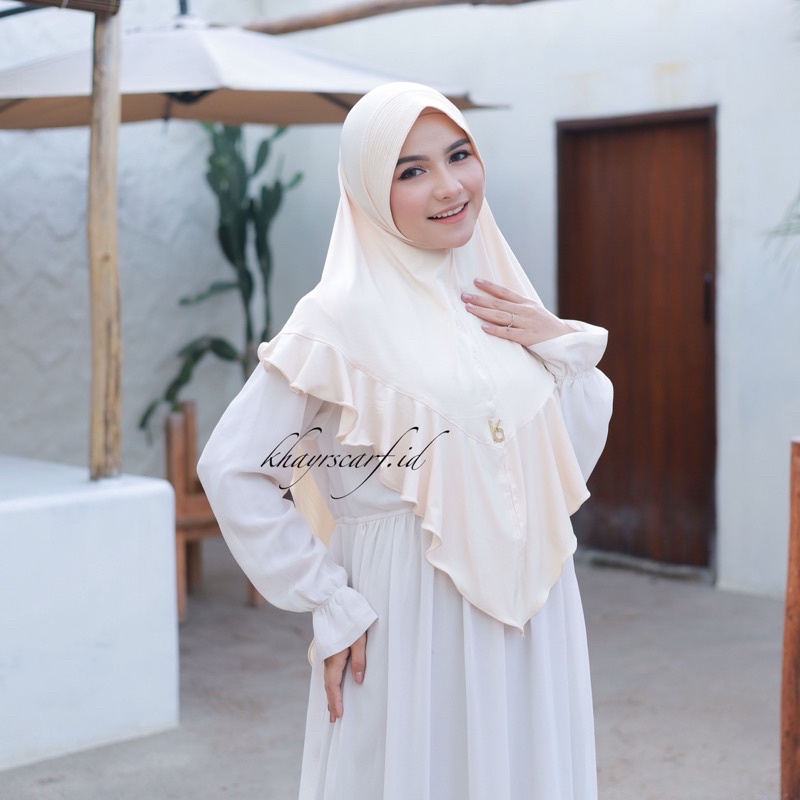 Khimar Alena Jersey Premium oleh oleh umroh dan haji