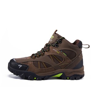  Sepatu  Gunung SNTA 481 Brown Green Adventure Trekking 