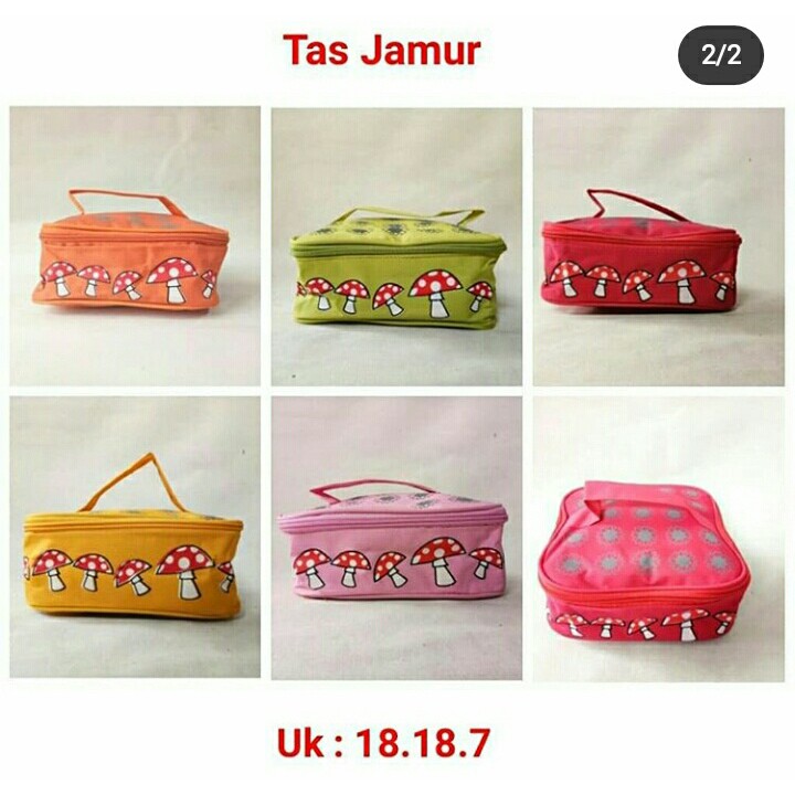 

PROMO SALE READY tas bekal, Tas goodiebag ultah/ tas ulangtahun murah/ tas lunch bag Jamur