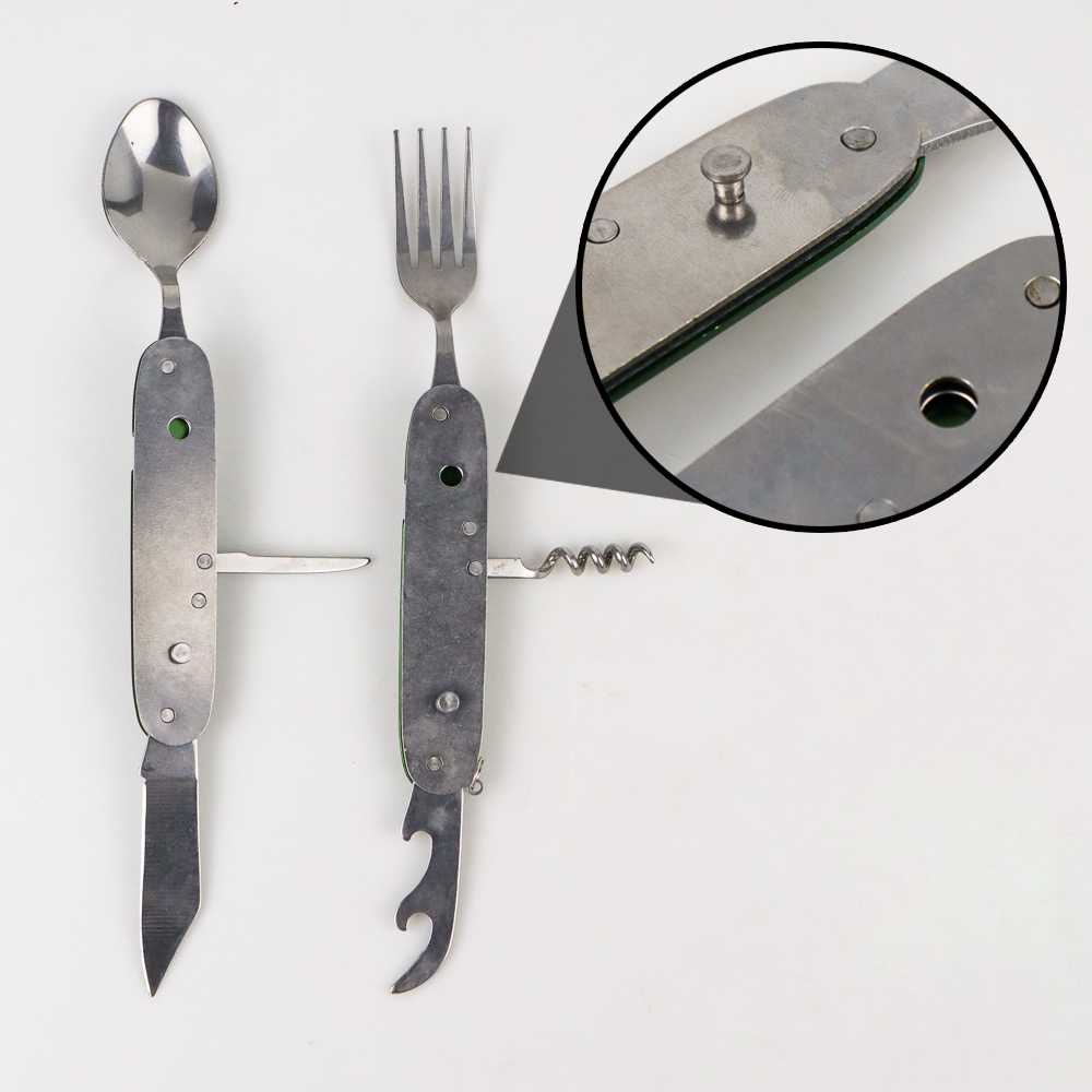 TD - PR1 SunnyOutdoor Sendok Garpu Pisau Lipat Foldable Spoon Fork - SV3