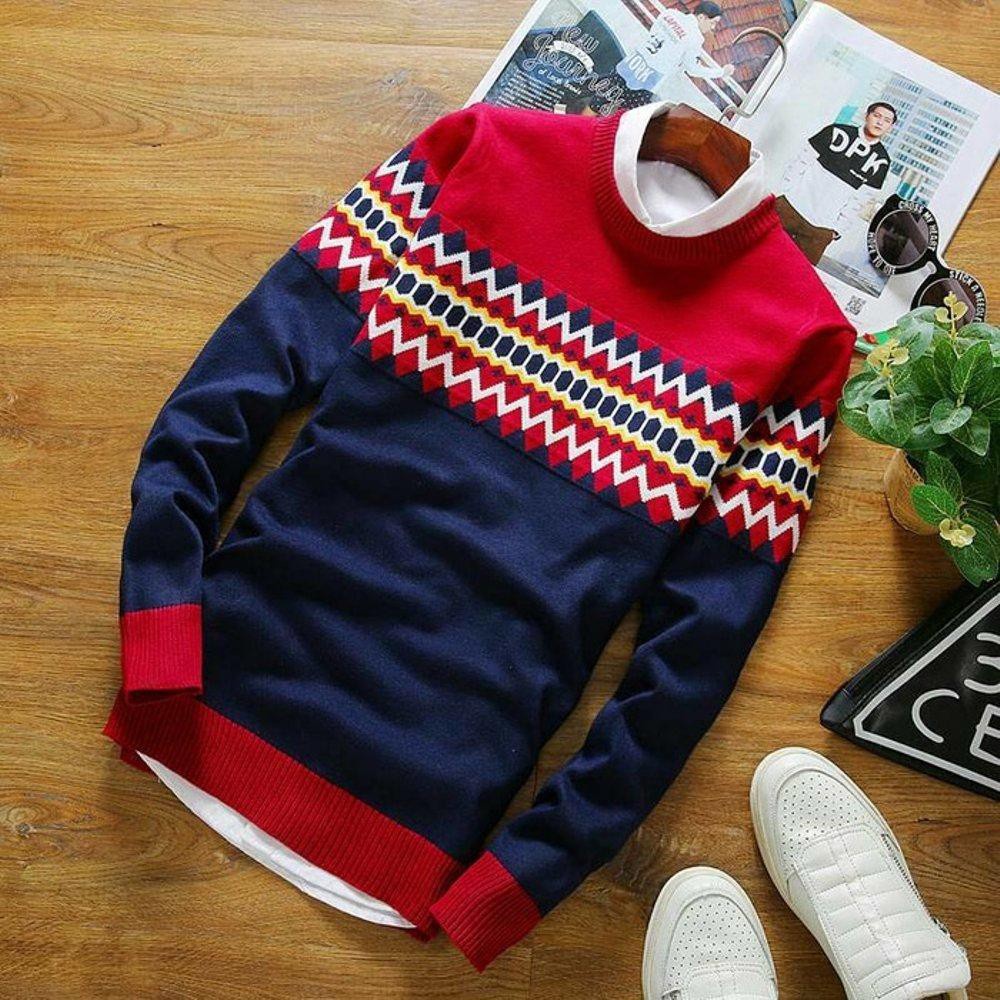 sweater rajut jeepp tribal korean