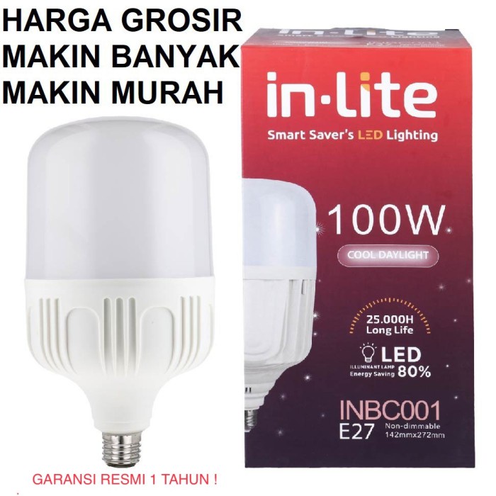 InLite LED Capsule TForce Bulb 100W Lampu 100 Watt E40 in-Lite 100Watt