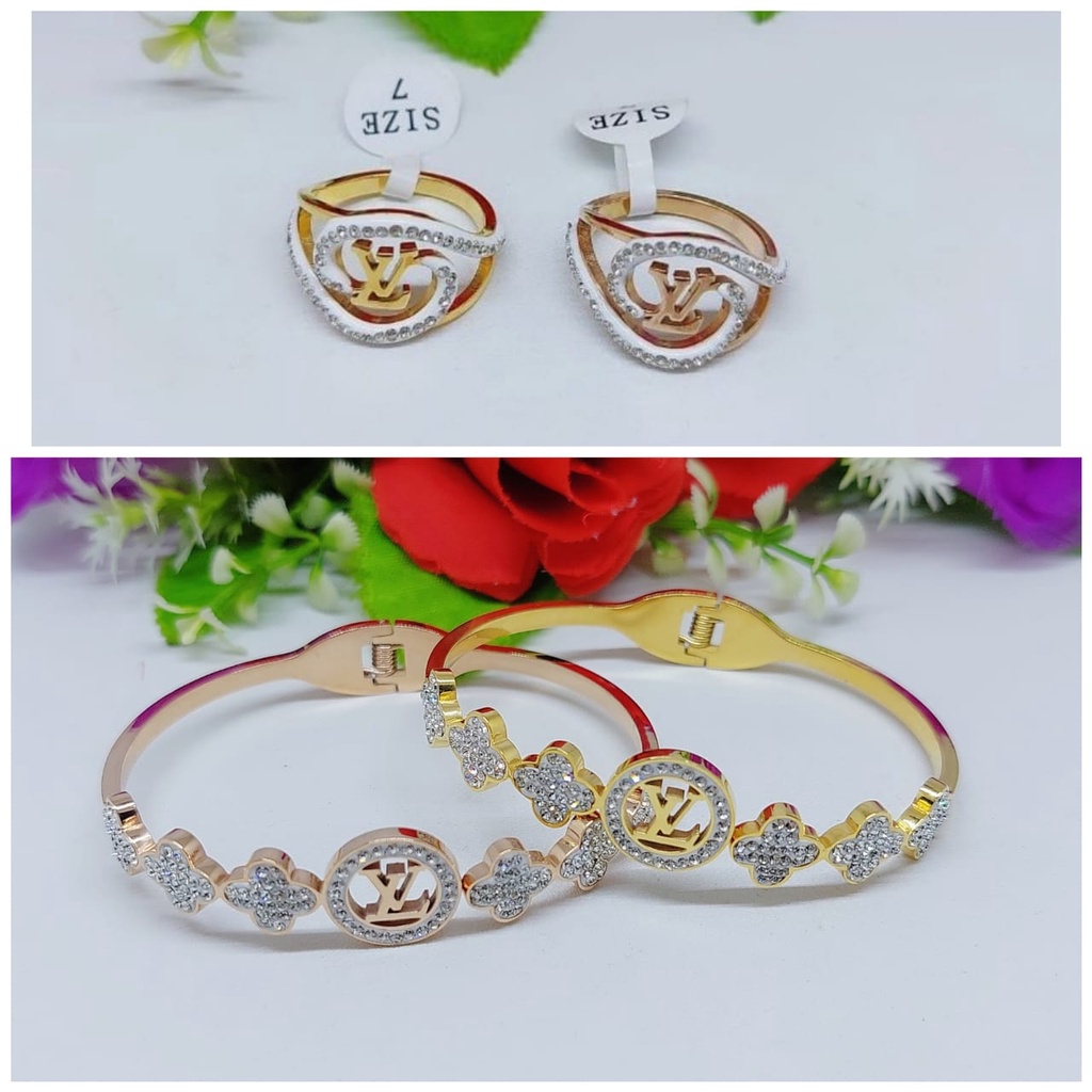 Titanium gelang tangan  permata perhiasan wanita Jewelry 0048